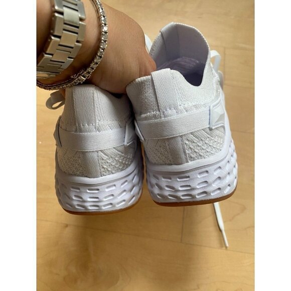 Zella BNWOT Womens Size 4 "Energize" knit Sneaker white lightweight NEW - Picture 7 of 8